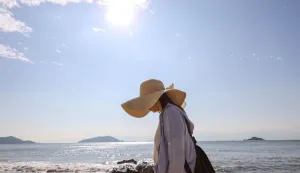 plaža, ljeto, vrućina