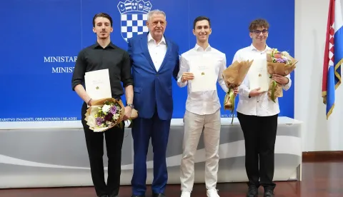 Nagrada dr. sc. Ante ŽužulFran Đurkan, dr. sc. Ante Žužul, Mislav Dujak i Leopold Futivić