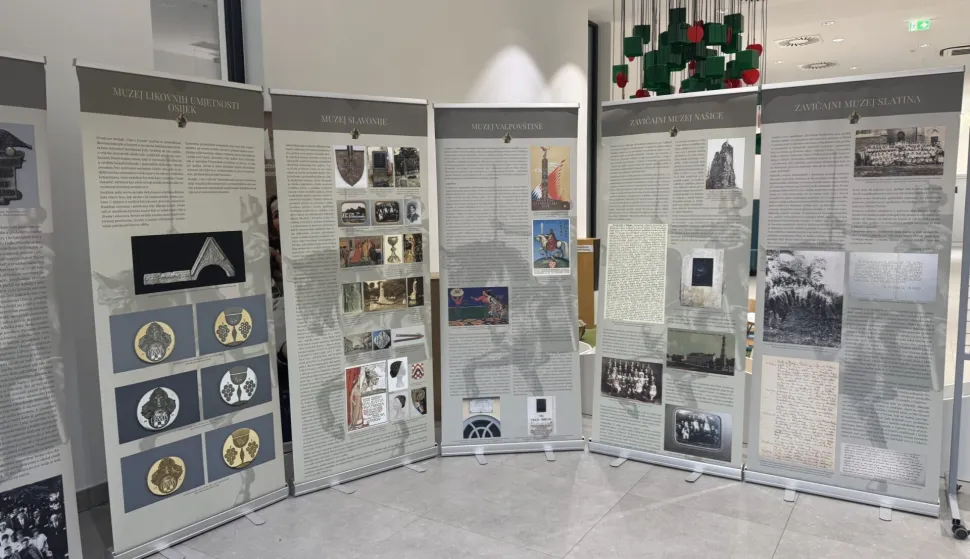 U izložbenom prostoru Gradske knjižnice i čitaonice Gradski muzej Vinkovci je otvorio izložbu "1100 godina Hrvatskog Kraljevstva/tragovi i odjeci milenijske proslave na istoku Hrvatske"