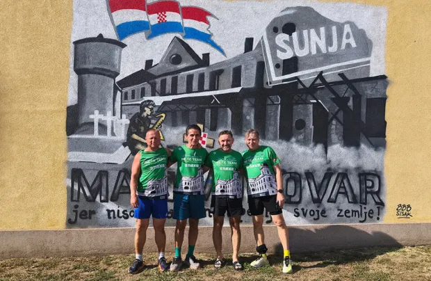 SUNJA - Trkači URT NEXE-a u Sunji SNIMIO: URT NEXE