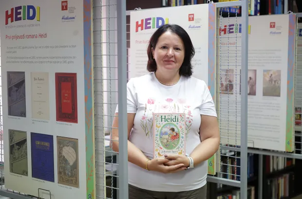 Čepin, 28. 07. 2026., Čepin, Centar za kulturu, knjižnica, Heidi, putujuća izložba o Heidi, putujuća izložba, Marija Čačić SNIMIO BRUNO JOBST