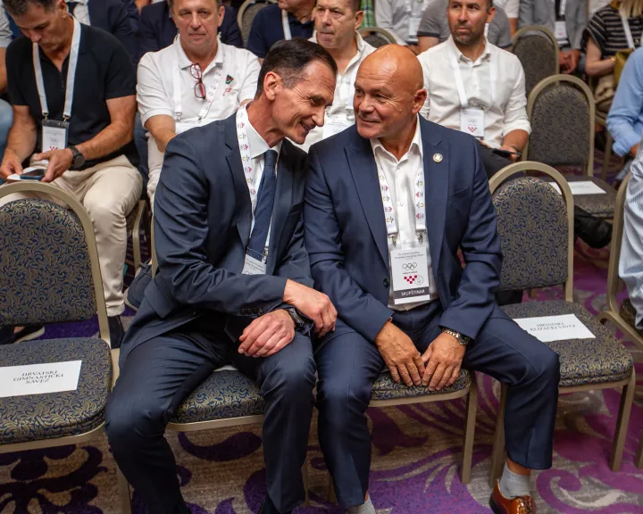 Zagreb, 29.07.2026.- Izborna sjednica Skup&scaron;tine Hrvatskog olimpijskog odbora na kojoj je izabran novi predsjednik HOO-a.Na fotografiji Dragan Primorac.foto HINA/ Luka &Scaron;ANGULIN/ l&scaron;