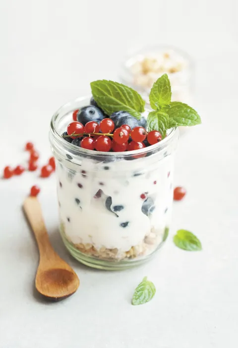 jogurt, voće