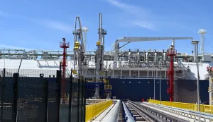 OMI?ALJ, 21. 05. 2021. - LNG TERMINAL, BROD CROATIA, Adria LNG (Krk LNG terminal), ploveca jedinica za skladi?tenje i uplinjavanje ukapljenog prirodnog plina SNIMIO: VEDRAN KARUZA