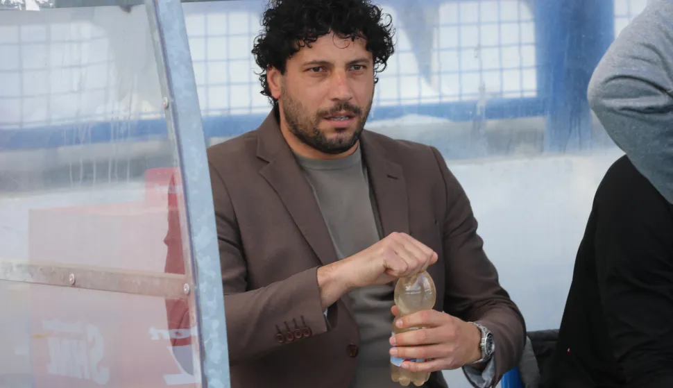 Osijek, 22. 2026, Stadion Gradski vrt, nogmoet, Vukovar 1991 - Gorica, SuperSport HNL 25/26. Trener Gorice Mario Carević.snimio GOJKO MITIĆ