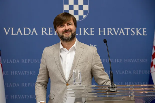 Zagreb, 31.07.2026.- Izjava za medije ministra Tomislava Ćorića povodom objave DZS-a o inflaciji.Na fotografiji Tomislav Ćorić.foto HINA/ Luka &Scaron;ANGULIN/ l&scaron;
