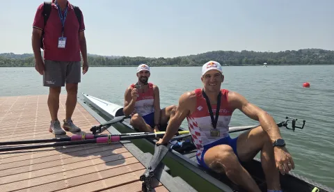 Braća Sinković eurosmotru 2026. zavr&scaron;ili kao treći u dvojcu na parićeFOTO: USTUPLJENA FOTOGRAFIJA