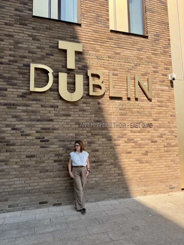 Mihaela Vakanja, studentica kompozicije, u Dublinu, u međunarodnoj &scaron;koli, 2026.Ustupljena fotografija