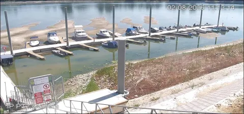 Komunalno pristani&scaron;te Batina - snimak s video nadzora