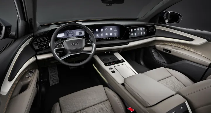 Studio photo, interior, cockpit from the driver's side