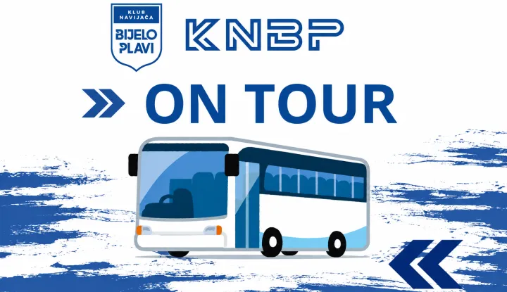 Klub navijača Bijelo-plavi poziva sve navijače NK Osijeka da jo&scaron; jednom u velikom broju ispune gostujuću tribinu u Velikoj Gorici, gdje će Bijelo-plavi u subotu, 8. kolovoza, od 18:30 sati igrati protiv Rude&scaron;a.