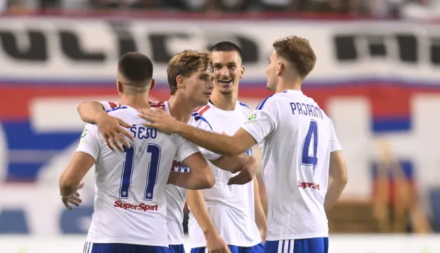 Split, 23.07.2026. - Prva utakmica 2. pretkola nogometne Europske lige Hajduk - Pafos. foto HINA/ Mario STRMOTIĆ/ ms