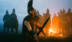 USA. Matt Damon in a scene from (C)Universal Pictures new film: The Odyssey (2026). PLOT: After the Trojan War, Odysseus faces a dangerous voyage back to Ithaca, meeting creatures like the Cyclops Polyphemus, Sirens, and Circe along the way. Director: Christopher Nolan Ref: LMK110-J11493-231225 Supplied by LMKMEDIA. Editorial Only. Landmark Media is not the copyright owner of these Film or TV stills but provides a service only for recognised Media outlets. pictures@lmkmedia.com Photo: Supplied by LMK/ipa-agency.net/IPA