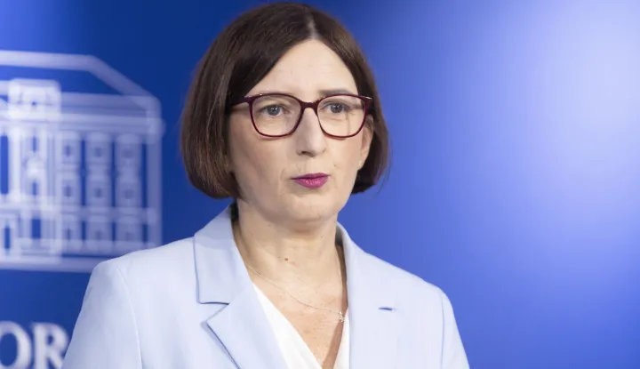 Zagreb, 14.07.2026 - Saborska zastupnica stranke Centar Marijana Puljak održatala je konferenciju za medije na temu "Inflacija ne ide na more". Na fotografiji Marijana Puljak.foto HINA/ Daniel KASAP/ dk