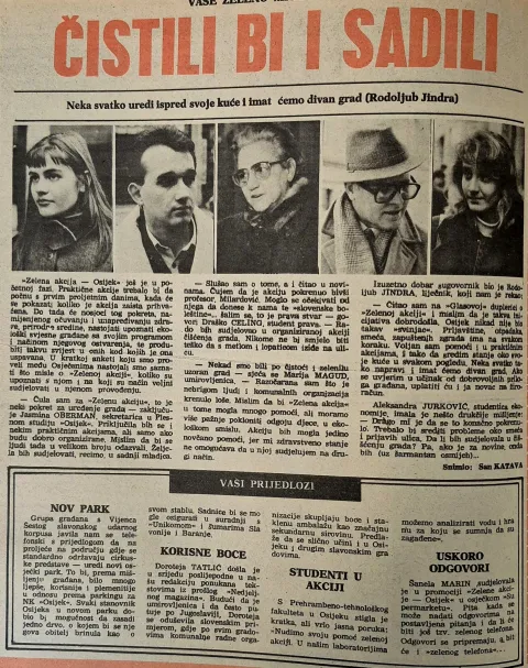 O čistoći grada OsijekaOsamdesete su bile godine...Arhiva GS