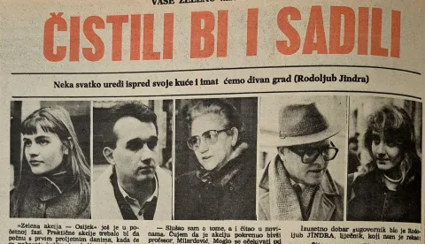 O čistoći grada OsijekaOsamdesete su bile godine...Arhiva GS