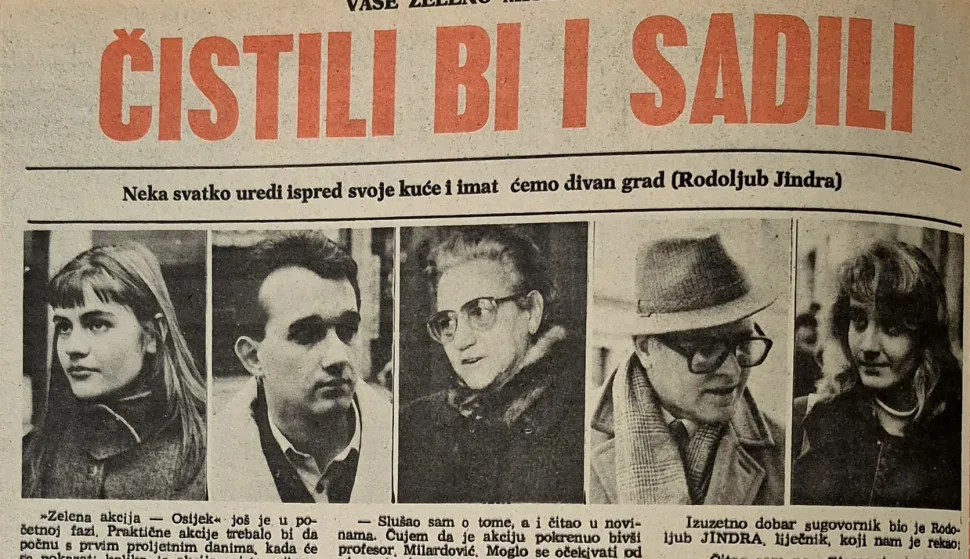 O čistoći grada OsijekaOsamdesete su bile godine...Arhiva GS