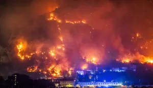 13.08.2026., Omi&scaron;: Pogled na Omi&scaron; sa u&scaron;ća Cetine. Photo: Zvonimir Barisin/PIXSELL