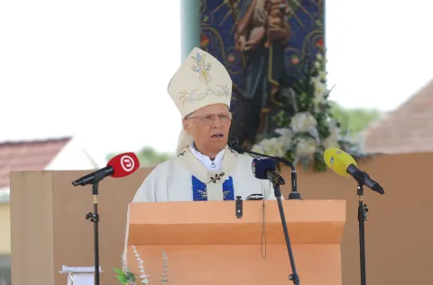 Aljma&scaron;, 15. 08. 2026., Aljma&scaron;, Velika Gospa, sveti&scaron;te, hodoča&scaron;će, Đuro HranićSNIMIO BRUNO JOBST
