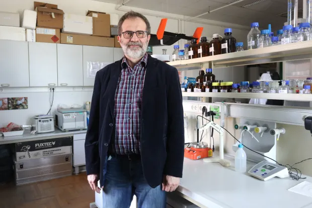 Osijek, 23. 03. 2023, Campus, Odjel za biologiju. Prof. dr. sc. Branimir Hackenberger Kutuzovic. snimio GOJKO MITIĆ