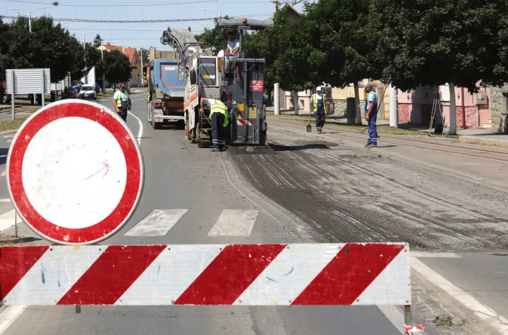 Vi&scaron;njevac, 22. 07. 2026., Ulica bana Josipa Jelačića, kolnik, cesta, početak radova, radovi, nova cesta, zabranjen prometSNIMIO BRUNO JOBST