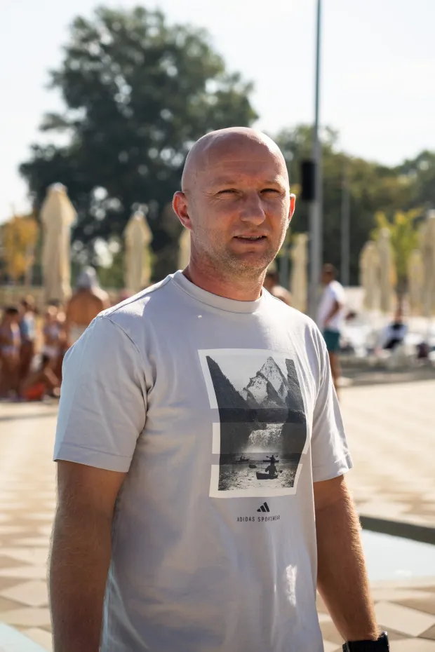 Osijek, 20. 8. 2026., &Scaron;kola plivanja za neplivače, Kopikaplivanje; &scaron;kola plivanja; neplivači; instruktori plivanja; bazeni; fizičke aktivnosti; &scaron;kolarci, Marin Božić