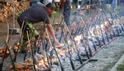 Kopačevo, 12. 09. 2025., 27. Ribarski dani, Ribarski dani, otvorenje, &scaron;aran na ra&scaron;ljamaSNIMIO BRUNO JOBST