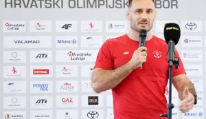 19.08.2026., Zagreb - Hrvatski olimpijski odbor. Ispracaj prve i najvece skupine sportasa koji odlaze na Mediteranske igre. Ivan Huklek Photo: Sanjin Strukic/PIXSELL