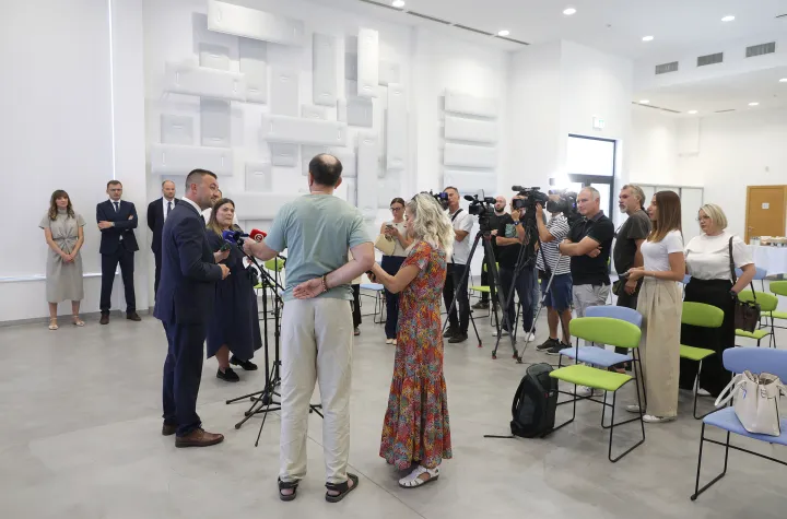 Vukovar, 24. 08. 2026., Gospodarska zona 13, Edukacijski centar PPD, uručenje donacije PPD-a Gradu Vukovaru, izgradnja Stadiona 12 hrvatskih redarstvenika, donacija, PPD, Stadion 12 hrvatskih redarstvenikaSNIMIO BRUNO JOBST