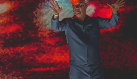 David Byrne u Cardiffu