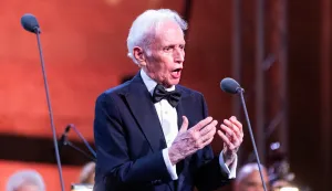 27.08.2026., Dubrovnik - Jedan od najvecih svjetskih tenora svih vremena, Jos&eacute; Carreras, nastupio pred Katedralom. Slavni glazbenik nastupao je u pratnji Dubrovackog simfonijskog orkestra, pod ravnanjem dirigenta Davida Gim&eacute;neza. Posebna gosca koncerta bila je sopranistica Dusica Bjelic. Photo: Grgo Jelavic/PIXSELL