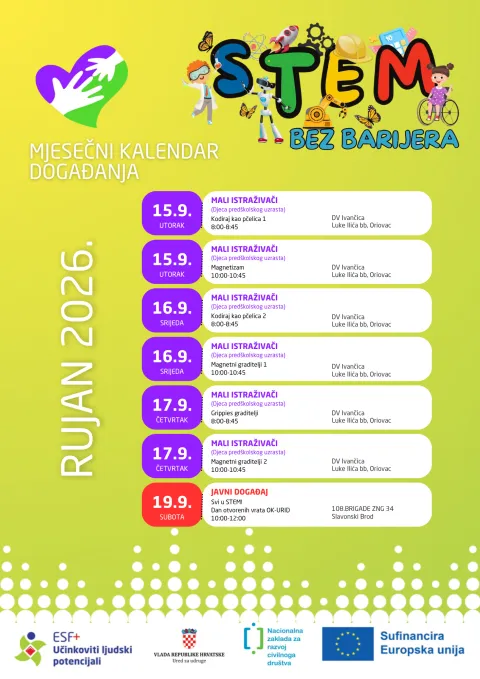Stem bez barijera 01.09.2026.