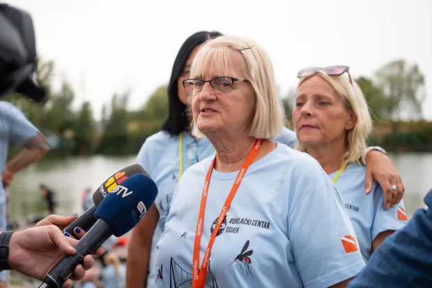 Osijek, 29. 8. 2026., Preko sto ronilaca čisti Bajer Jug II povodom 30 godina ronilačkog klubaronjenje; či&scaron;čenje; okoli&scaron;; ronioci; ronilački klub; Bajer 