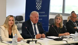 Vukovar, 29.08.2026. - Memorijalni centar Domovinskog rata Vukovar. Održana 19. tematska sjednica Odbora za ratne veterane Hrvatskoga sabora pod nazivom ''Nestali u Domovinskom ratu - 35 godina poslije''.foto HINA/Gordan PANIĆ/ gp