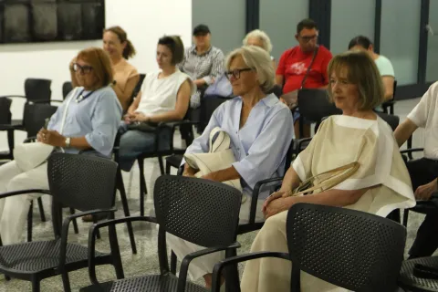 Osijek 28. 08. 2026, Kulturni centar Osijek, KC Osijek, OLJK, književna večer Elvis Bo&scaron;njak.snimio GOJKO MITIĆ