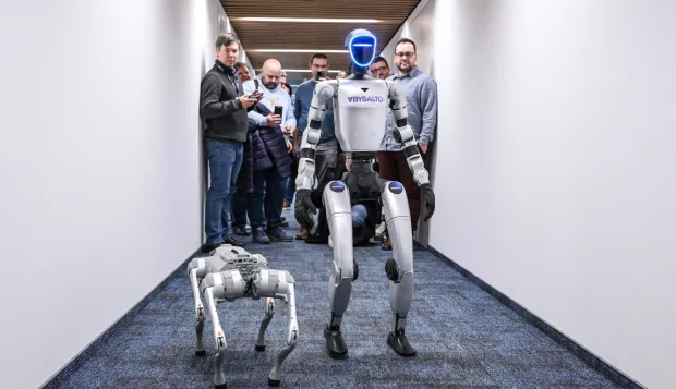 02.02.2026., Zagreb - Brunch tvrtke Abysalto na kojem je predstavljen humanoidni robot tvrtke Abysalto i robopas, predstavljanje je vodio Nenad Mandic, voditelj AI odjela u Abysalto. Photo: Igor Soban/PIXSELL