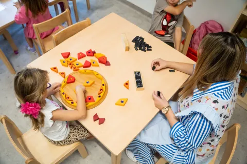 Osijek, 1. 9. 2026., Obilazak prvog dana u obnovljenom DV KrijesnicaDV Krijesnica; dječji vrtić; prvi dan vrtića; pedago&scaron;ka godina; djeca; učenje; igra; obnova; ulaganje