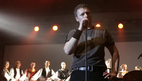 VUKOVAR, 13. 04. 2007, SPORTSKA DVORANA U BOROVU, KONCERT MARKA PERKOVIĆA THOMPSONA, POČETAK TURNEJE BILO JEDNOM U HRVATSKOJ...snimio GOJKO MITIĆ