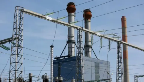 snimio Davor KIBEL,Osijek, 10.04.2015. Hep, TE-TO, Divaltova 2013, Potpisivanje Ugovora za projekt izgradnje kogeneracijske elektrane na biomasu BE TO te javno predstavljanje projekta obnovljivih izvora energije, dalekovodi, struja, električna energija, ice, električni stupovi, toplana