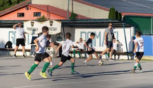 Osijek, 8. 6. 2026., Tri kornera penal, NK OlimpijaZmajevi - LIO TigrićiNogomet; sudionici; djeca; igrači; tri kornera penal; sport