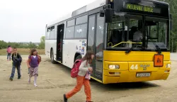 tvrdjavica, problem s autobusima i skolarcima zbog radova na cesti (10. rujna 2009.)