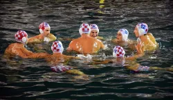 Dubrovnik, 31.8.2026. &ndash; Svečanost otvorenja prvog World Aquatics Water Polo 4x4 Open Championships u starom gradskom portu u Dubrovniku. foto HINA/Baldo MARUNČIĆ/ bm
