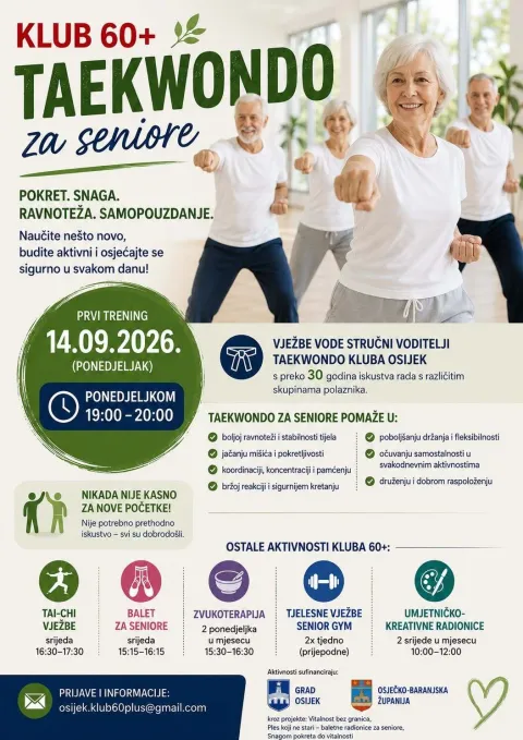TAEKWONDO ZA SENIORE
