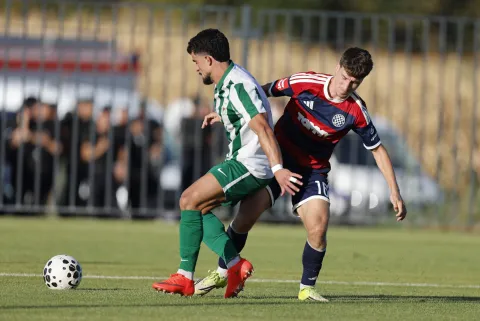 08.09.2026., V Arena, Vardarac - SuperSport Hrvatski nogometni kup 2026./2027., sesnaestina finala, NK Vardarac - HNK Hajduk. Moises Luiz Correa i Andjelo Sutalo Photo: Davor Javorovic/PIXSELL