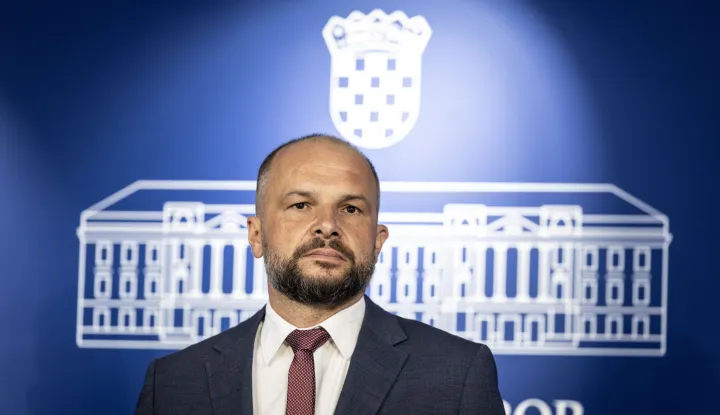 Zagreb, 21.8.2026 - Tiskovna konferencija SDP-a u Hrvatskom Saboru. Na slici Sini&scaron;a Hajda&scaron; Dončić.Foto Hina/ Dario GRZELJ/ dag