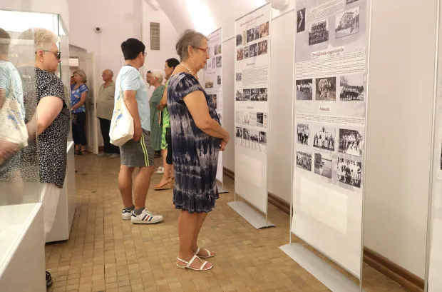 Osijek, 09. 09. 2026., Arheolo&scaron;ki muzej Osijek, mjesec židovske kulture, izložba, predstavljanje restaurirane rimske ploče,SNIMIO BRUNO JOBST