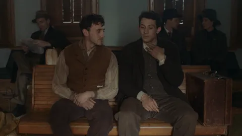 L to RPaul Mescal is Lionel and Josh O'Connor is David in THE HISTORY OF SOUND, directed by Oliver Hermanus."The History of Sound"
