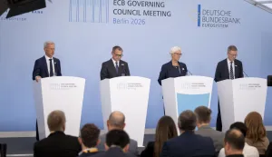 ECB President Christine Lagarde explains the Governing Council's monetary policy decisions and answers questions from journalists at the Governing Council press conference held on 10 September 2026 at 14:45 CET in Wannsee, Berlin. The President is joined on stage by Joachim Nagel, President of the Deutsche Bundesbank and Member of the Governing Council of the European Central Bank, Vice President Boris Vujčić, and Head of Communications at the ECB Wolfgang Proissl.