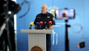 12.09.2026., Zagreb - Glavni ravnatelj policije Nikola Milina prezentirao je nalaz i zakljucke izvanrednog nadzora strucnog tima policijskih sluzbenika koje je uputio u Policijsku postaju Slatina povodom teskog ubojstva zenske osobe. Photo: Marko Seper/PIXSELL