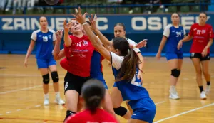 Osijek, 12. 9. 2026., ŽRK Zrinski Čakovec - ŽRK Osijek, Prva ligarukomet; sport; žene; prva liga